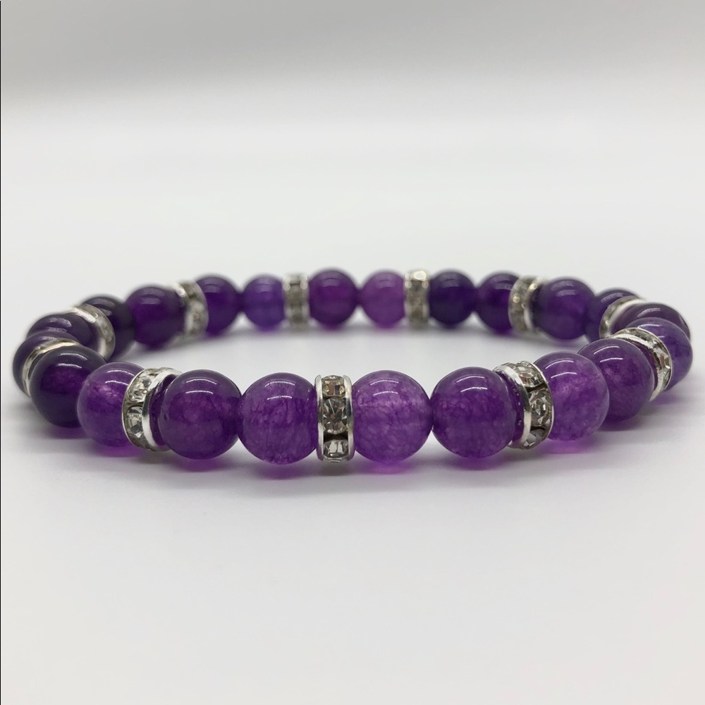 Purple Jade Bracelet